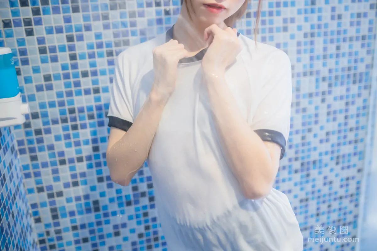[Cosplay] Kitaro_绮太郎 - 濕身體操服 28