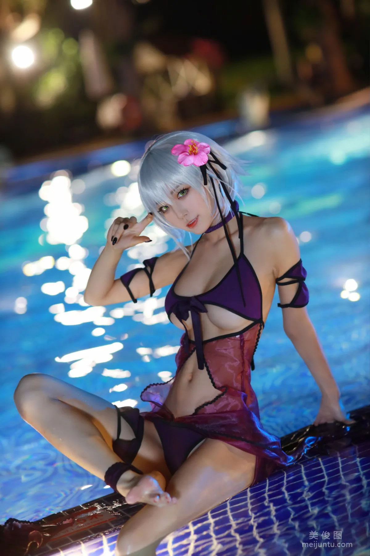 [Cosplay] 動漫博主水淼aqua - 貞德泳裝 寫真套圖 8