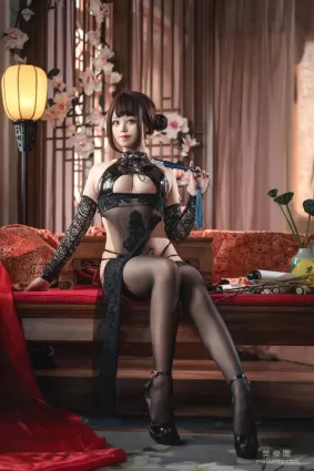 [Cosplay] 蜜汁貓裘 - 絕代風華 旗袍 寫真套圖