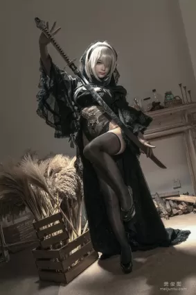 [Cosplay] 蠢沫沫 - 尼爾紀元 黑花嫁 寫真套圖
