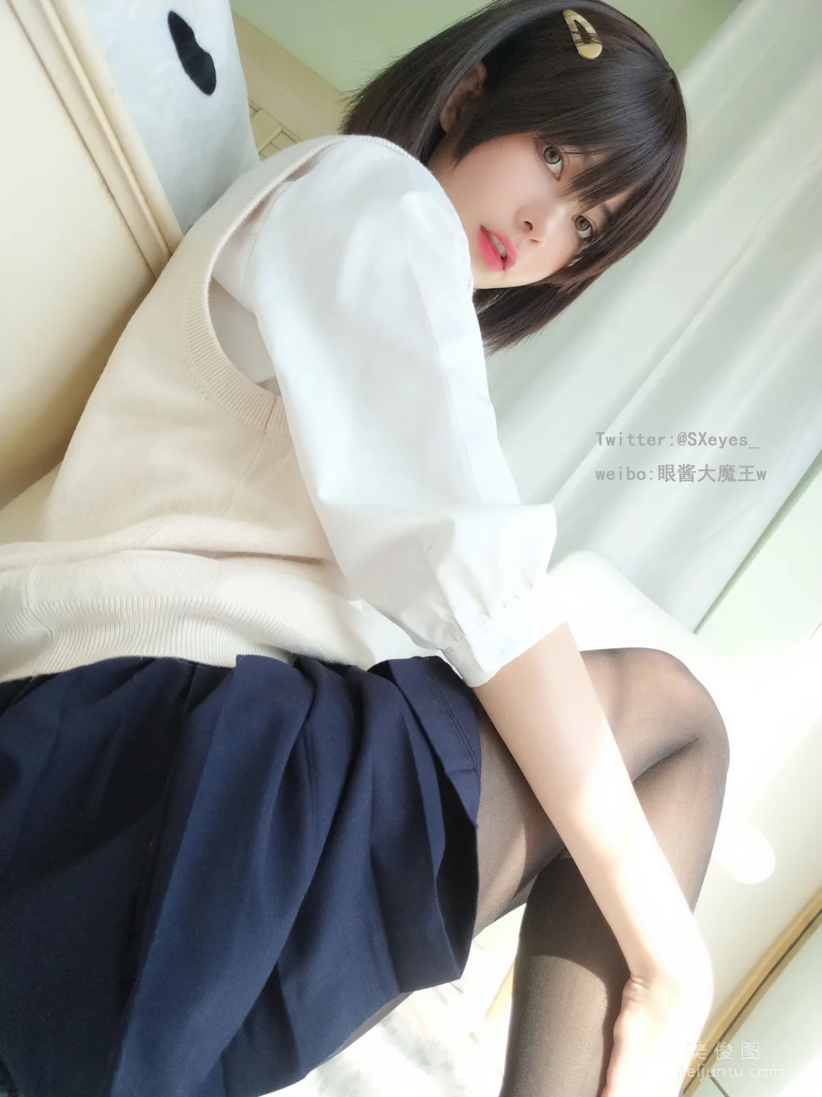 [Cosplay] 眼醬大魔王w - 小學妹 寫真套圖 10