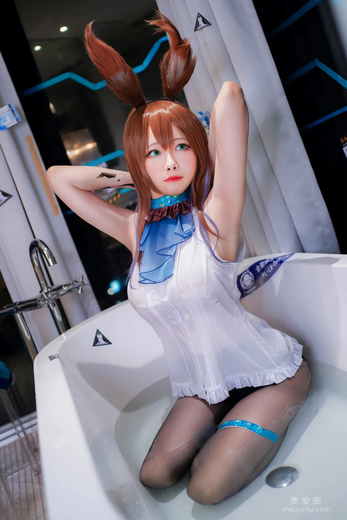 [Cosplay] COS妹子Arty亞緹 - 黑絲兔女郎 12