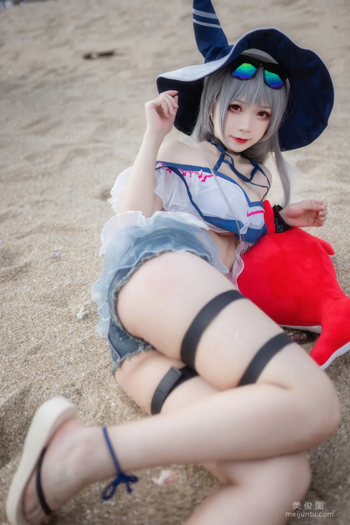 [Cosplay] 櫻落醬w - 斯卡蒂泳裝 9