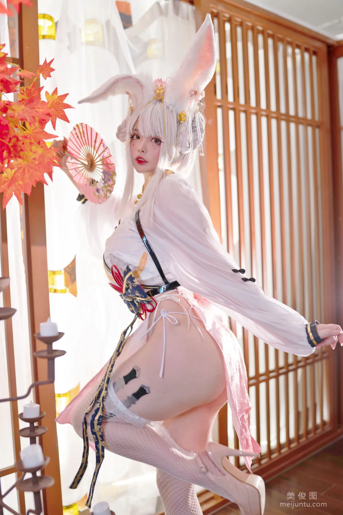 [Cosplay] NinJA阿寨寨 - 肉肉大白兔 14