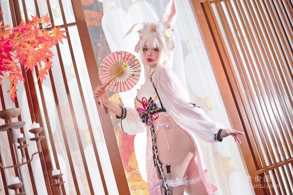 [Cosplay] NinJA阿寨寨 - 肉肉大白兔 24
