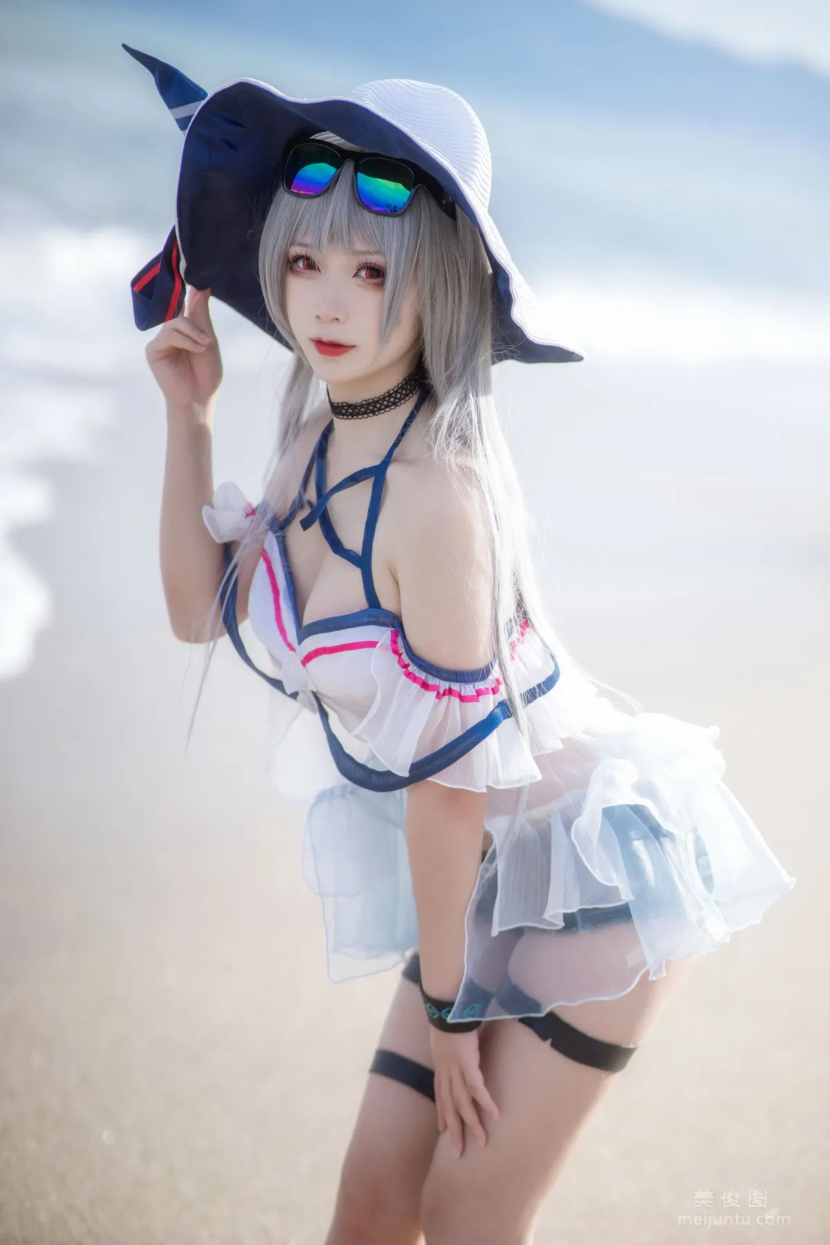 [Cosplay] 櫻落醬w - 斯卡蒂泳裝 17