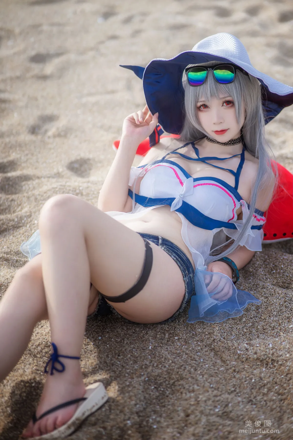 [Cosplay] 櫻落醬w - 斯卡蒂泳裝 19