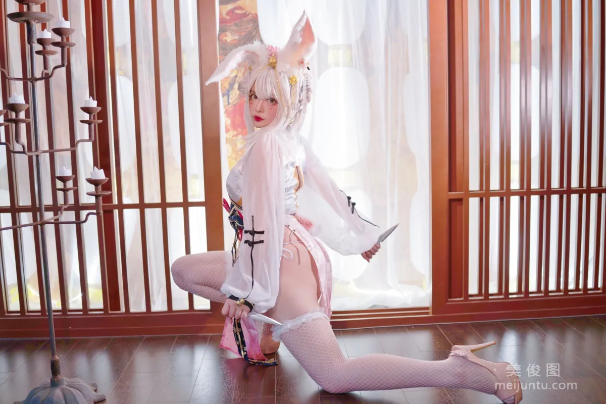 [Cosplay] NinJA阿寨寨 - 肉肉大白兔 26