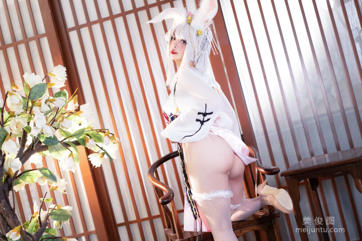 [Cosplay] NinJA阿寨寨 - 肉肉大白兔 30