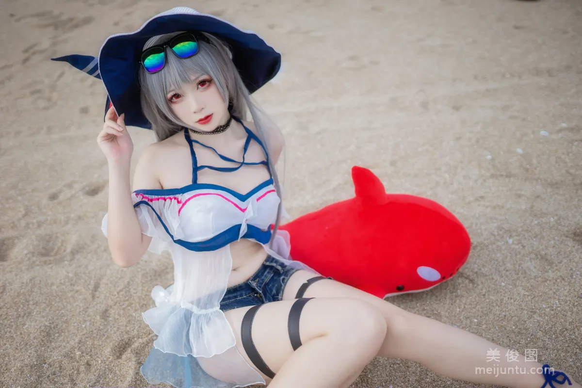 [Cosplay] 櫻落醬w - 斯卡蒂泳裝 7