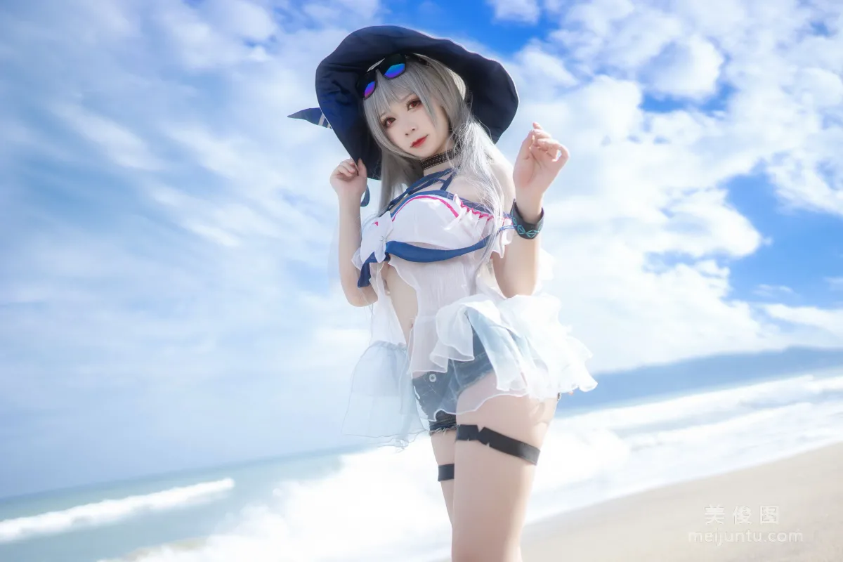 [Cosplay] 櫻落醬w - 斯卡蒂泳裝 10
