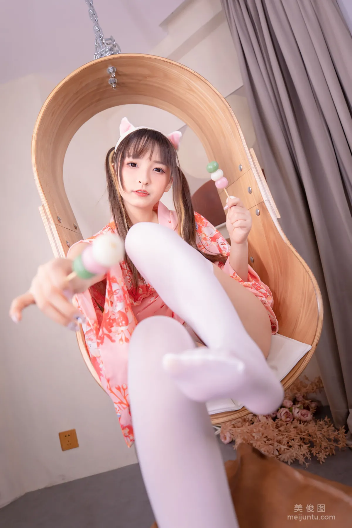 [Cosplay] 神楽坂真冬 - ガールズパフェ - 雪糕少女 80
