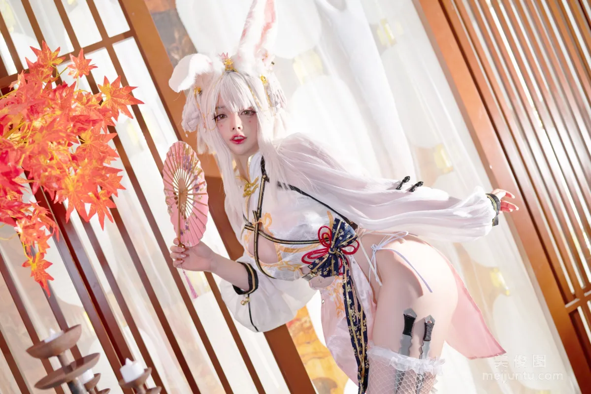 [Cosplay] NinJA阿寨寨 - 肉肉大白兔 27
