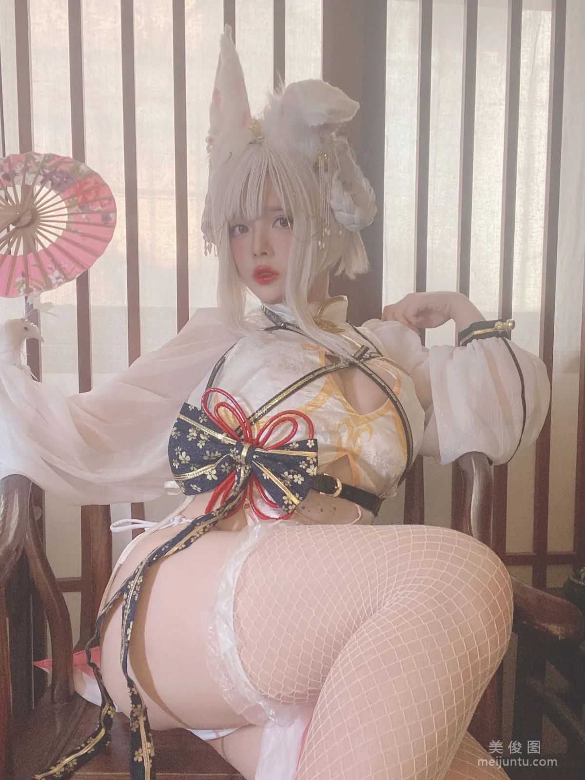 [Cosplay] NinJA阿寨寨 - 肉肉大白兔 35