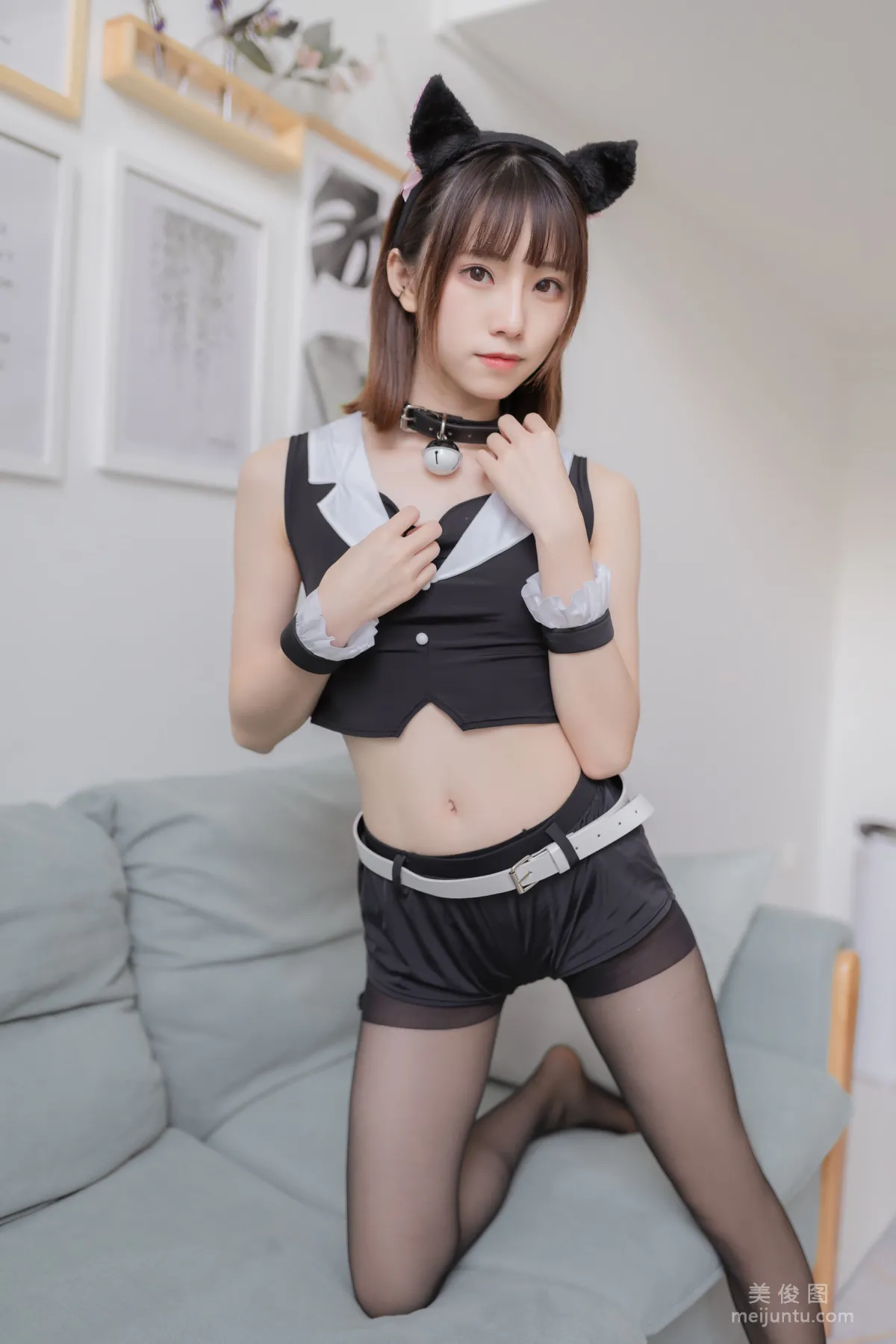 [Cosplay] Kitaro_绮太郎 - 黑丝猫耳娘 写真套图30