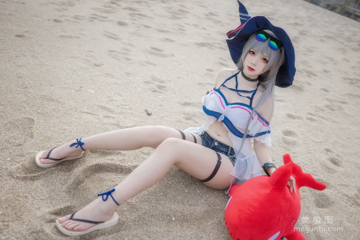 [Cosplay] 櫻落醬w - 斯卡蒂泳裝 6