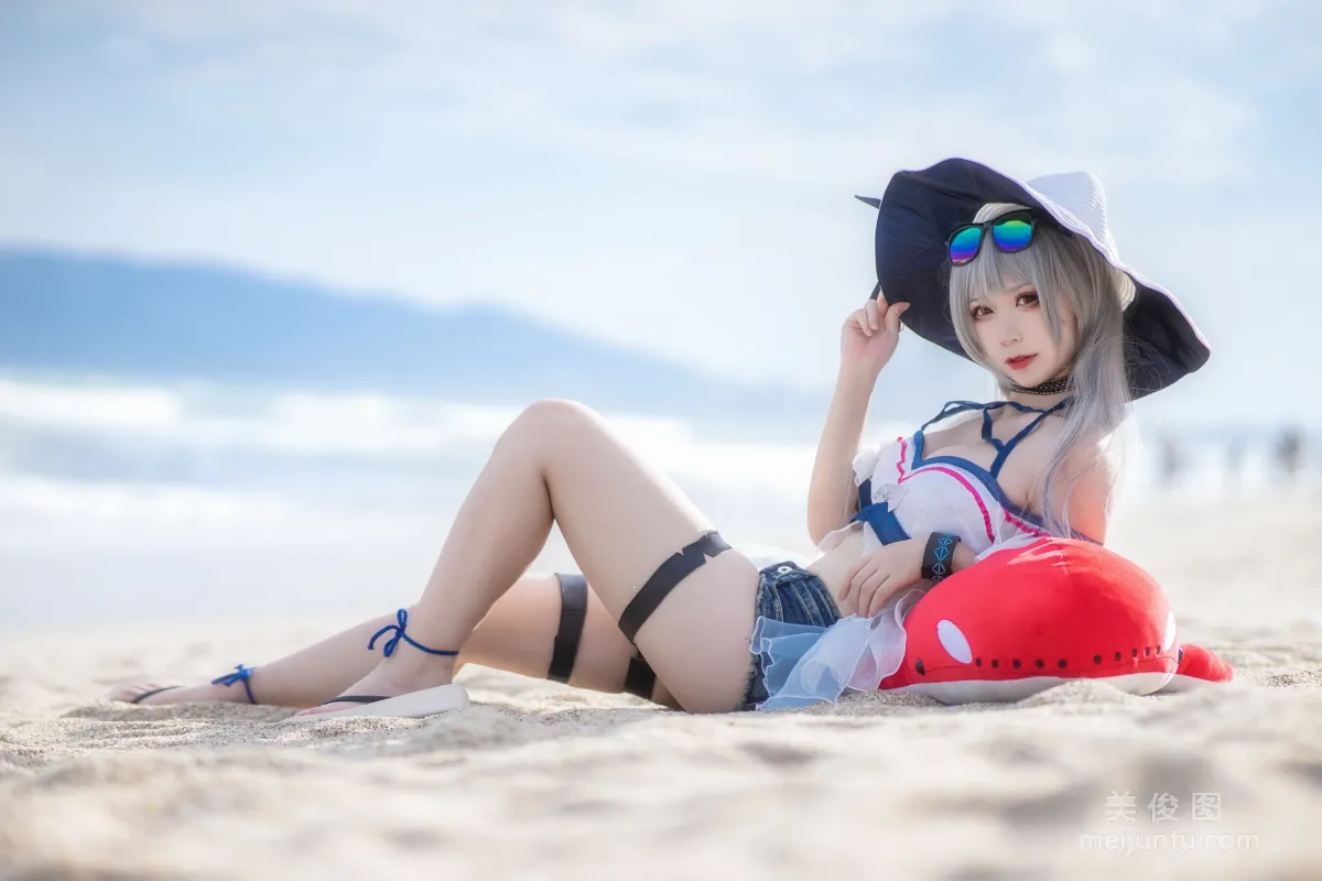 [Cosplay] 櫻落醬w - 斯卡蒂泳裝 12