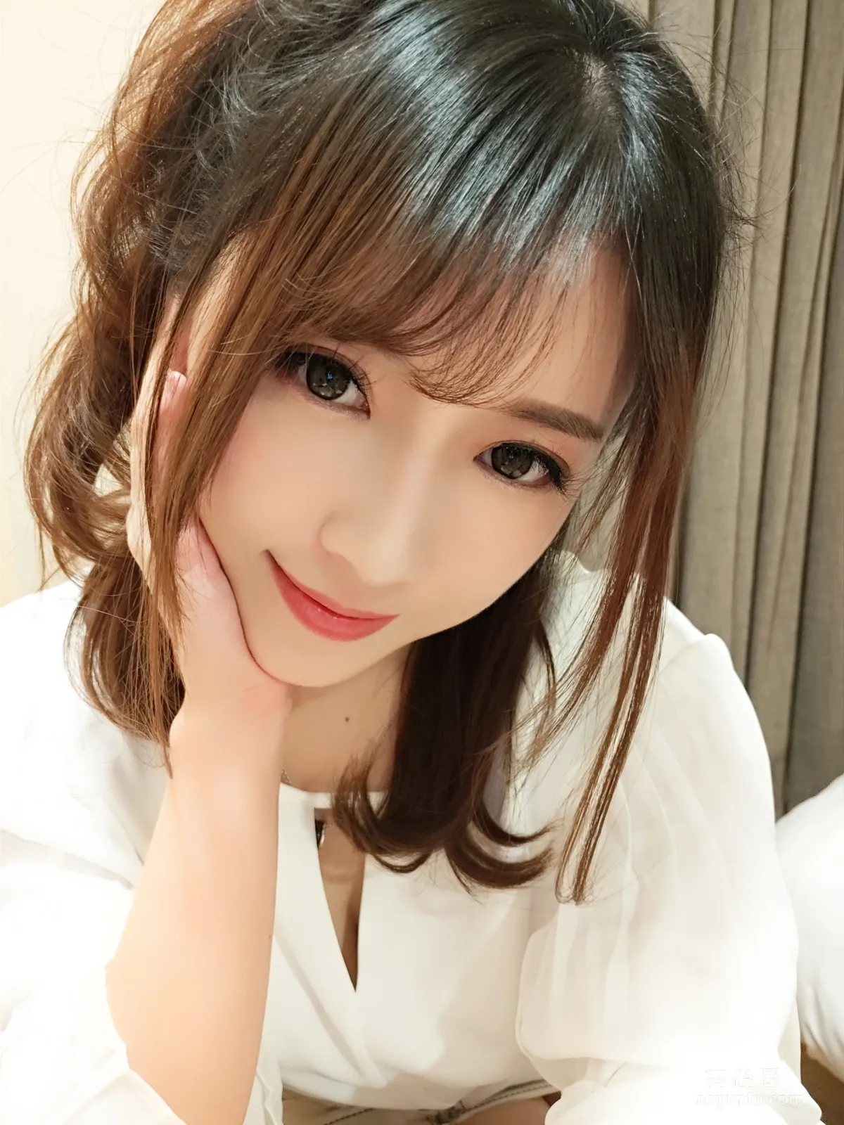 鬥魚主播小女巫露娜 - OL風膚色連褲襪 6