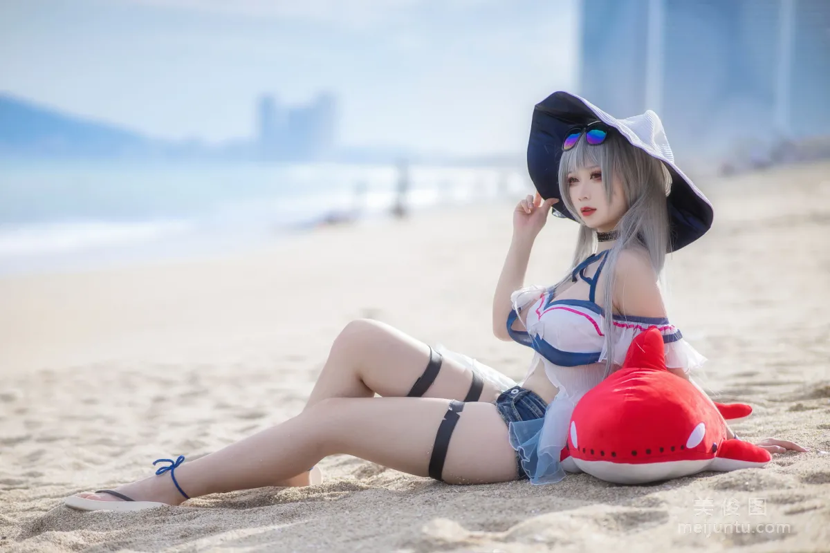 [Cosplay] 櫻落醬w - 斯卡蒂泳裝 13