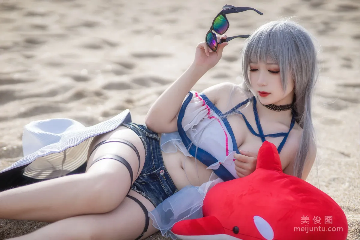[Cosplay] 櫻落醬w - 斯卡蒂泳裝 15