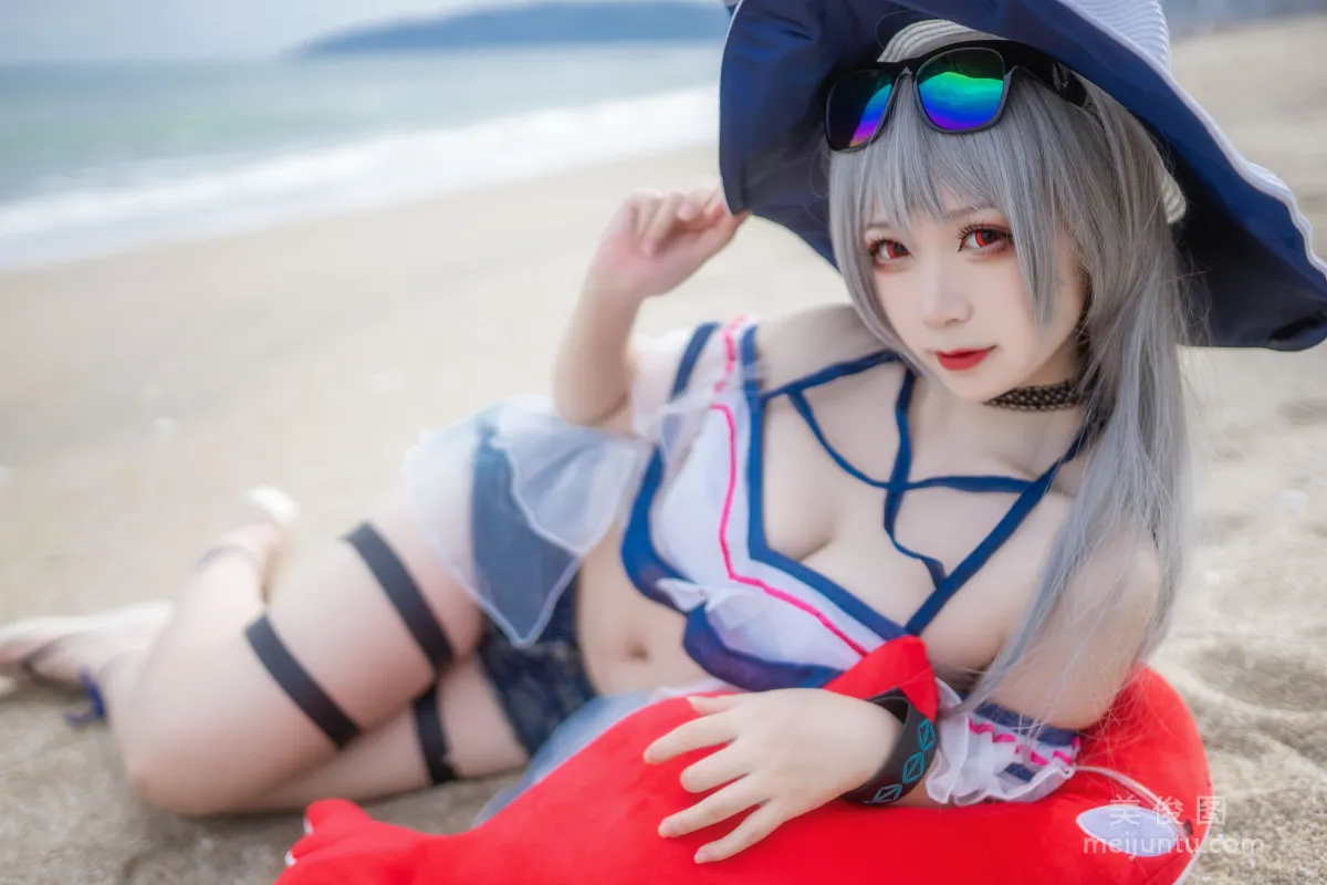 [Cosplay] 櫻落醬w - 斯卡蒂泳裝 8
