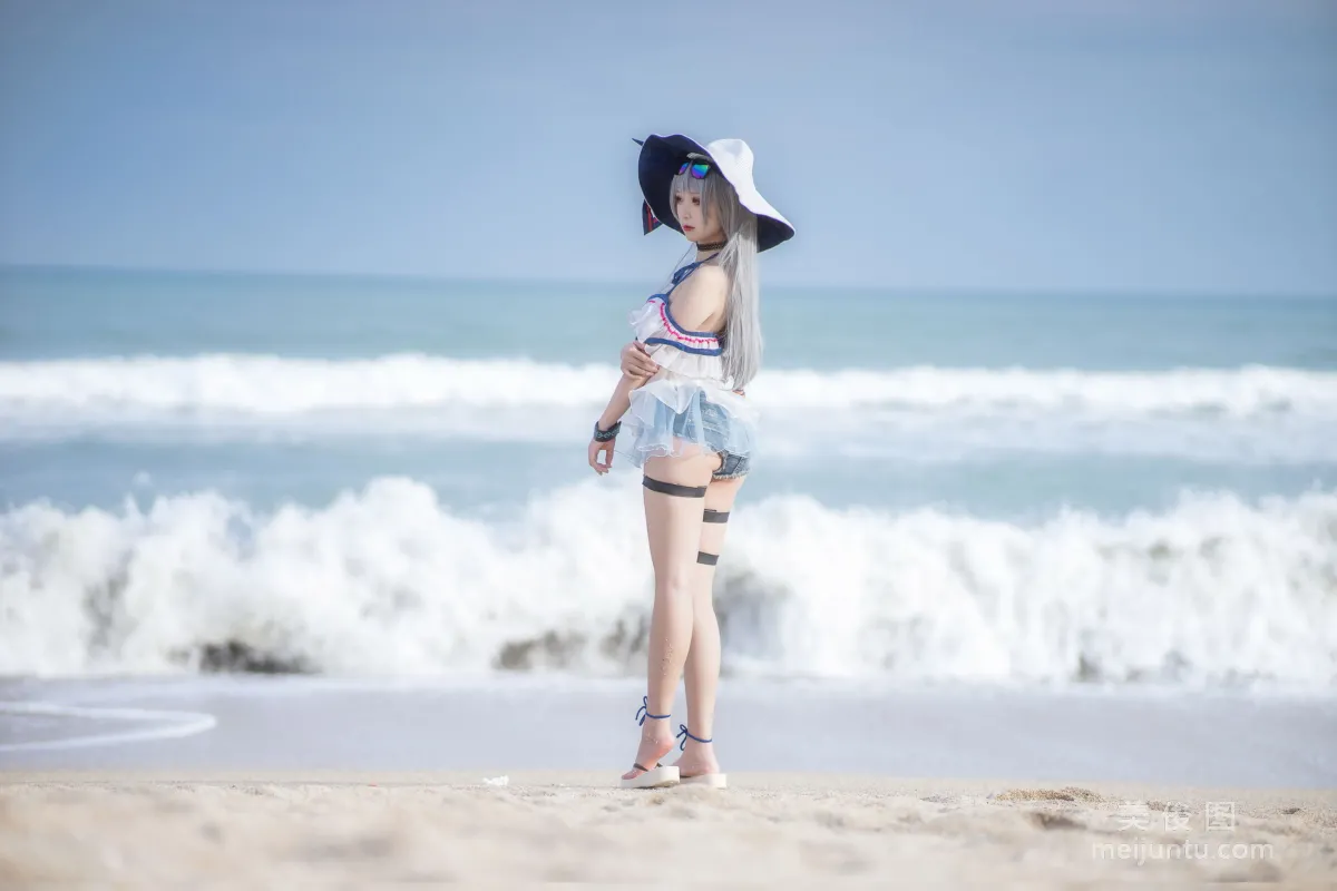 [Cosplay] 櫻落醬w - 斯卡蒂泳裝 16