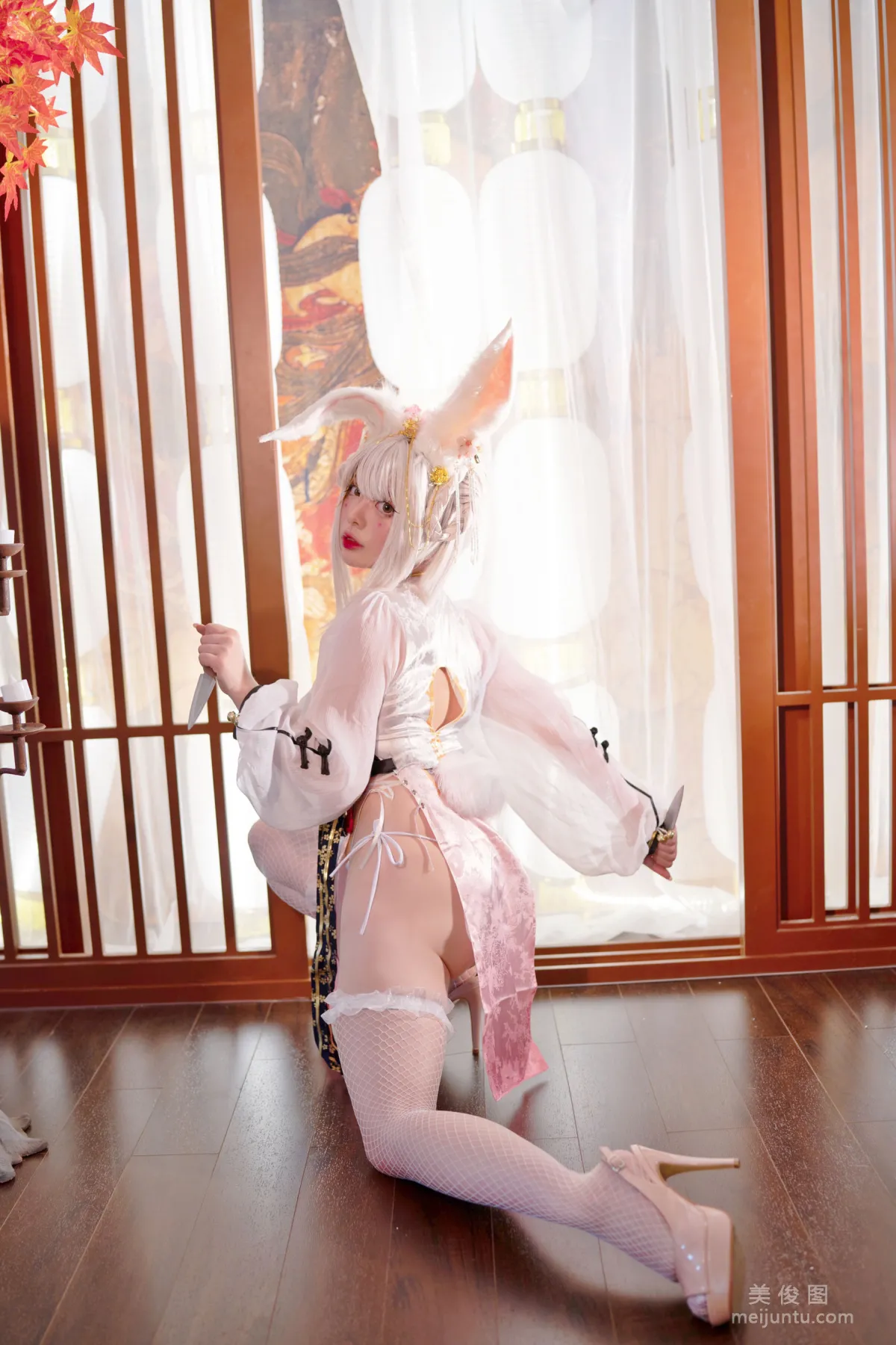 [Cosplay] NinJA阿寨寨 - 肉肉大白兔 17