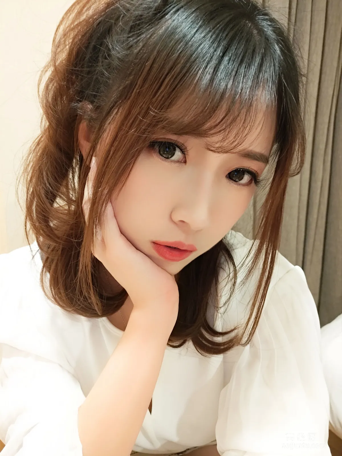鬥魚主播小女巫露娜 - OL風膚色連褲襪 7