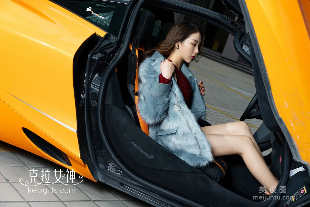 [克拉女神Kelagirls] 舒彤 - 香車美腿 寫真套圖 15