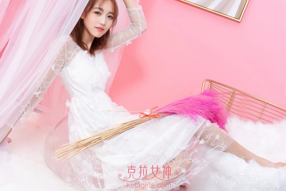 [克拉女神Kelagirls] 小岚 - 白裙美丫 寫真套圖 9