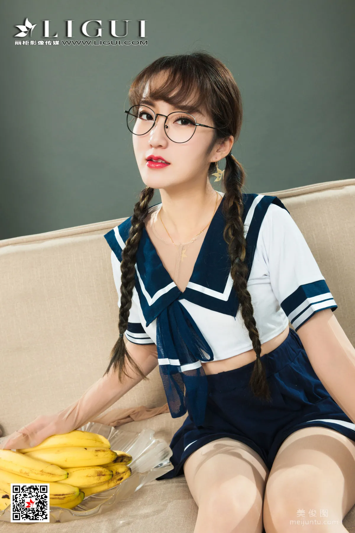 [丽柜Ligui] 2021.01.20 汐汐 丝足美腿套图2