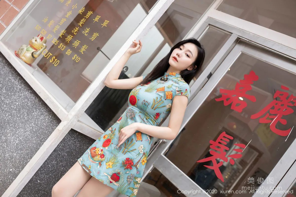 [秀人XIUREN] No.2963 安然Maleah - 新年發型屋主題 1