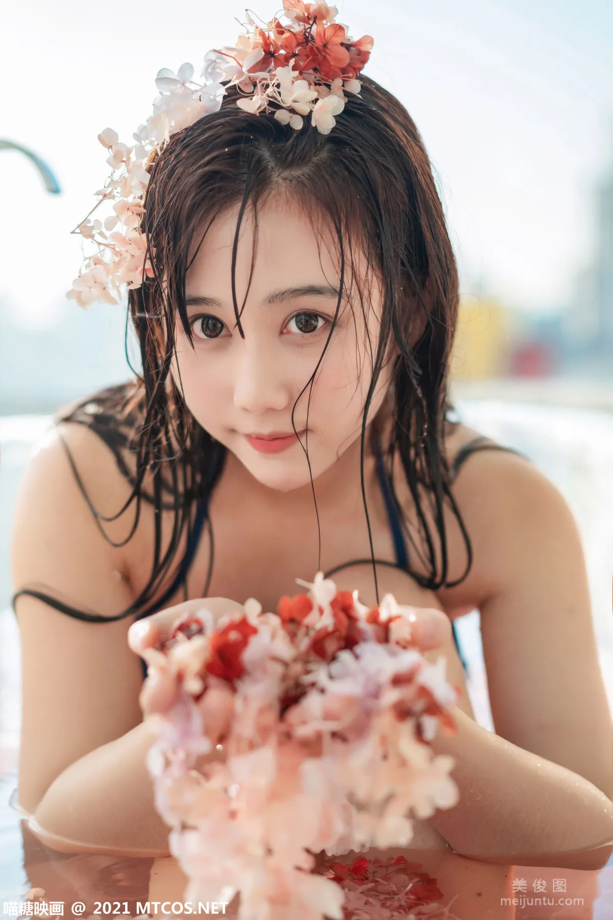 [喵糖映畫] VOL.361 夏日沐浴 寫真套圖 29