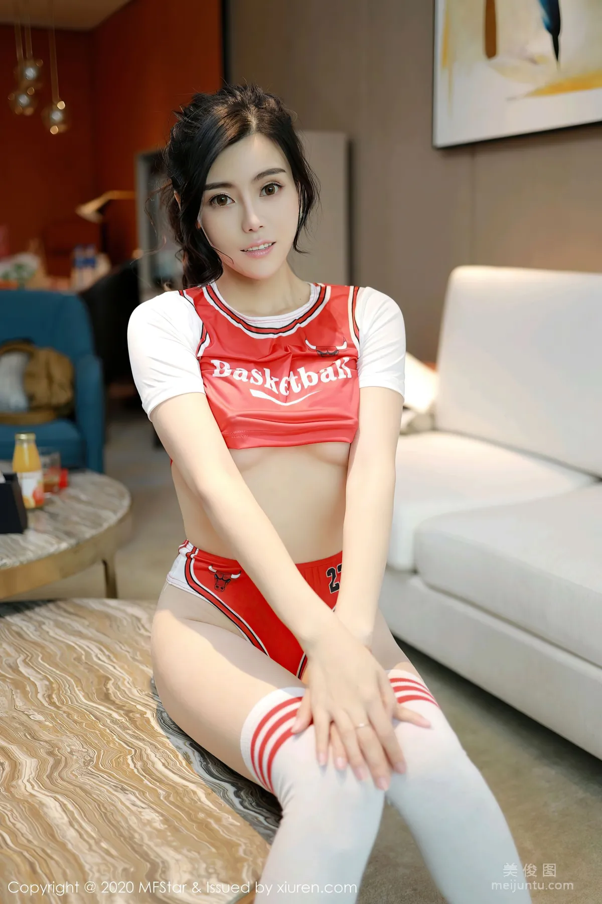 [模範學院MFStar] Vol.422 白甜 - NBA公牛籃球寶貝主題系列 25