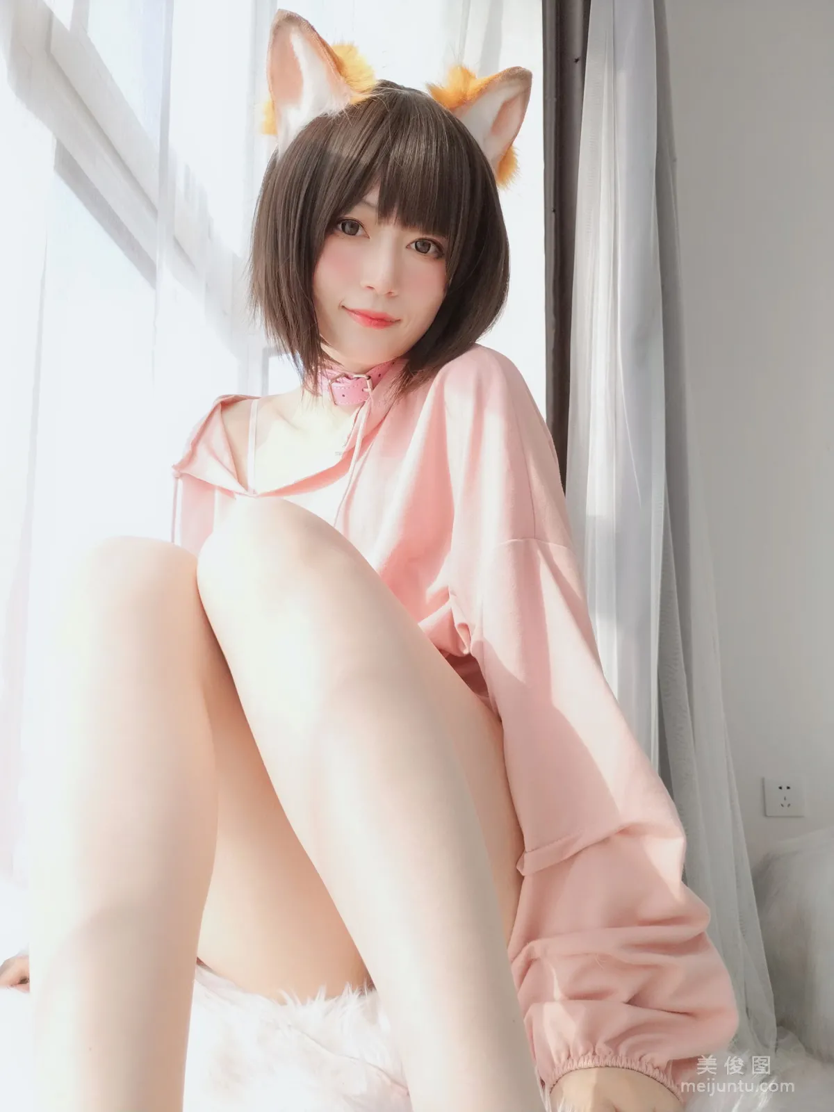 [COS寫真] 小姐姐白銀 - 粉紅狐狸 89