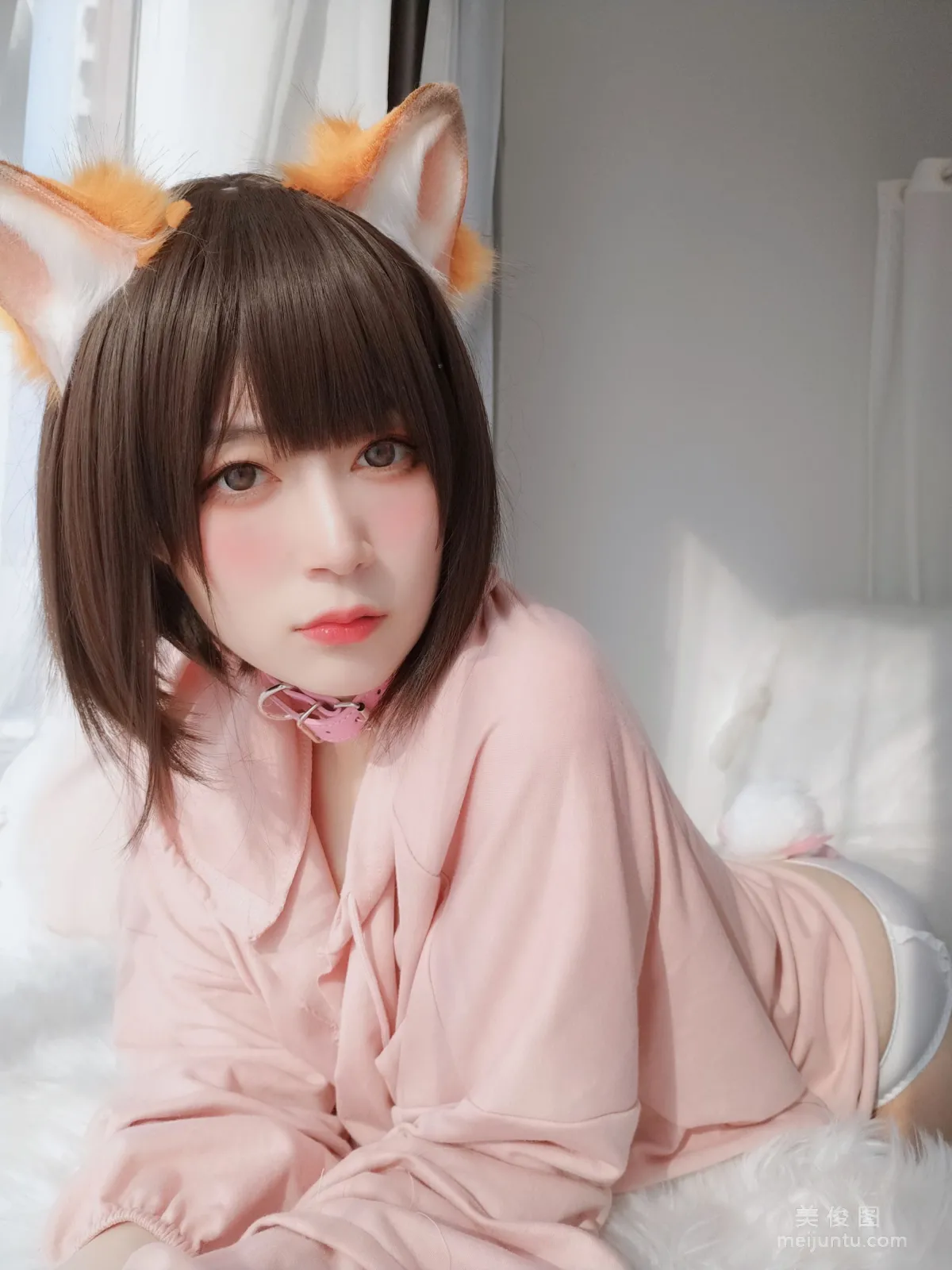 [COS寫真] 小姐姐白銀 - 粉紅狐狸 73