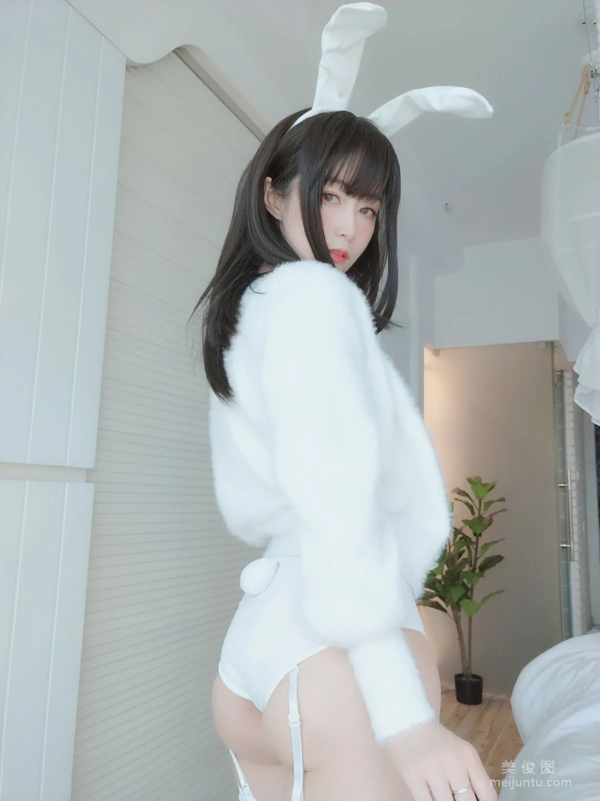 Coser小姐姐白銀 - 白絲兔子 70
