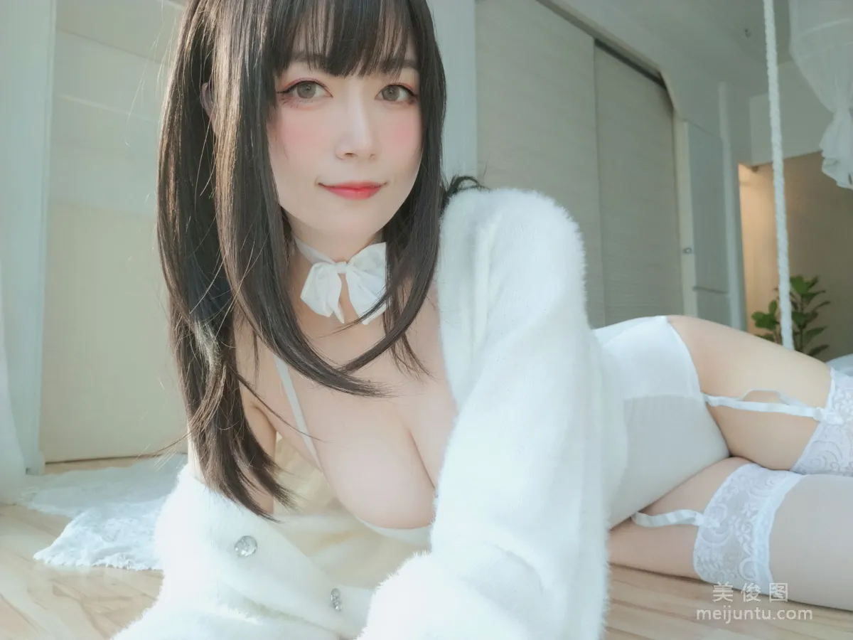Coser小姐姐白銀 - 白絲兔子 92
