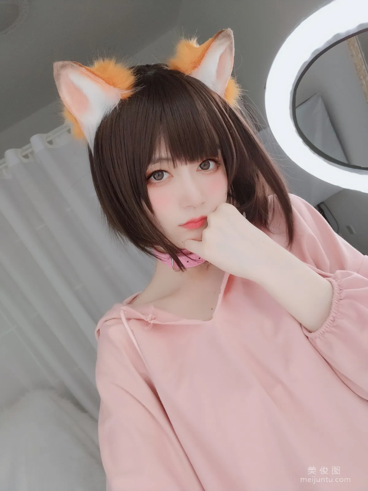 [COS寫真] 小姐姐白銀 - 粉紅狐狸 8