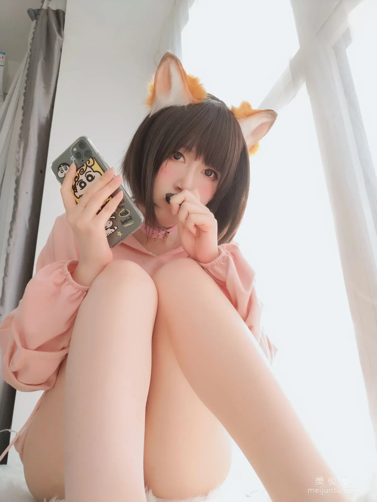[COS寫真] 小姐姐白銀 - 粉紅狐狸 46