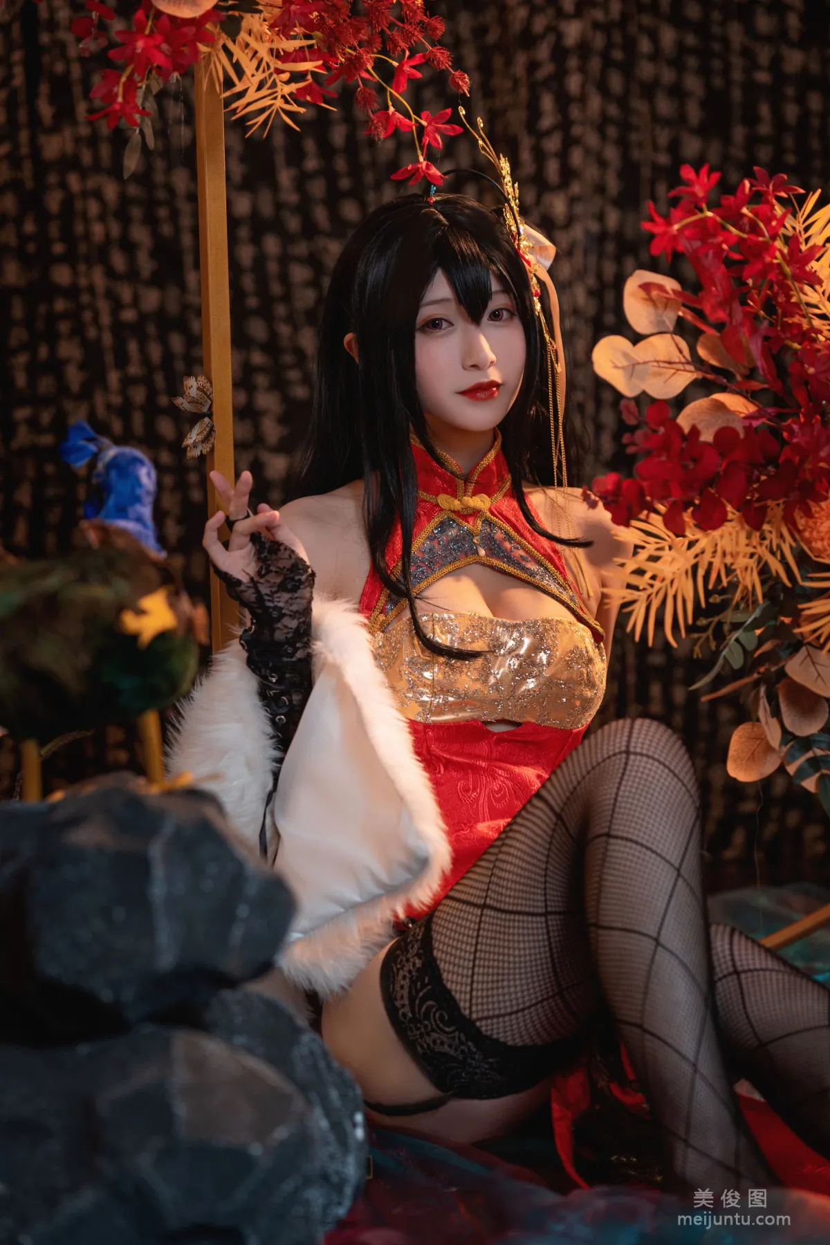 [COS福利] 鐵闆燒鬼舞w - 大鳳旗袍 20