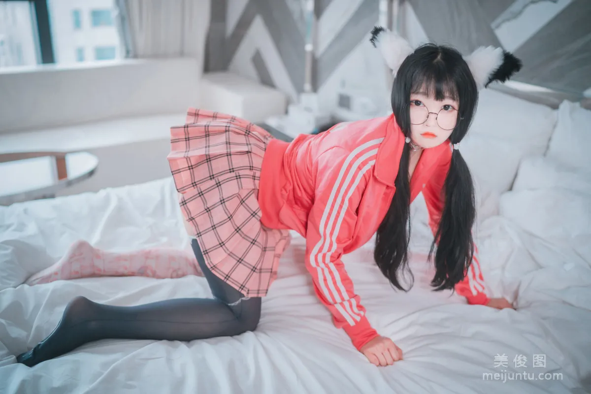 [DJAWA] Aram - Hot Pink Jersey! 寫真套圖 60