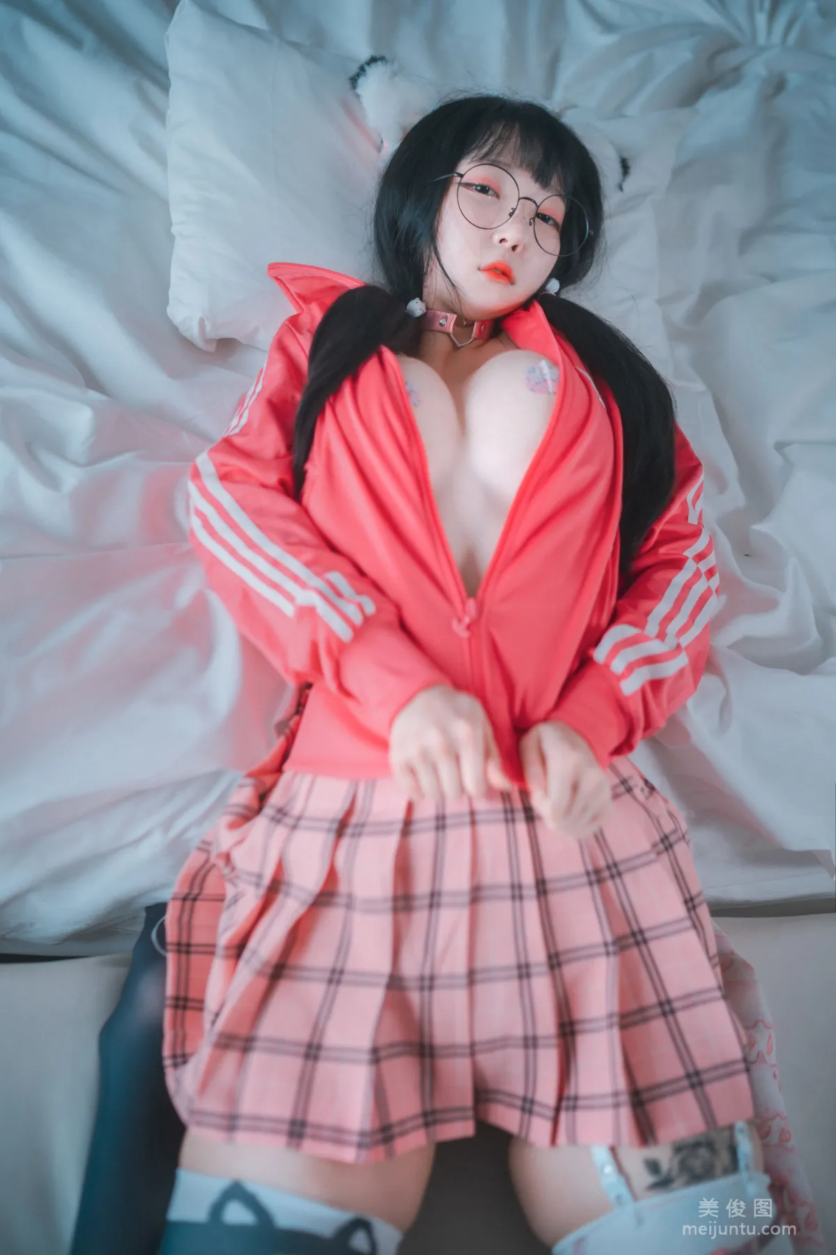 [DJAWA] Aram - Hot Pink Jersey! 寫真套圖 76