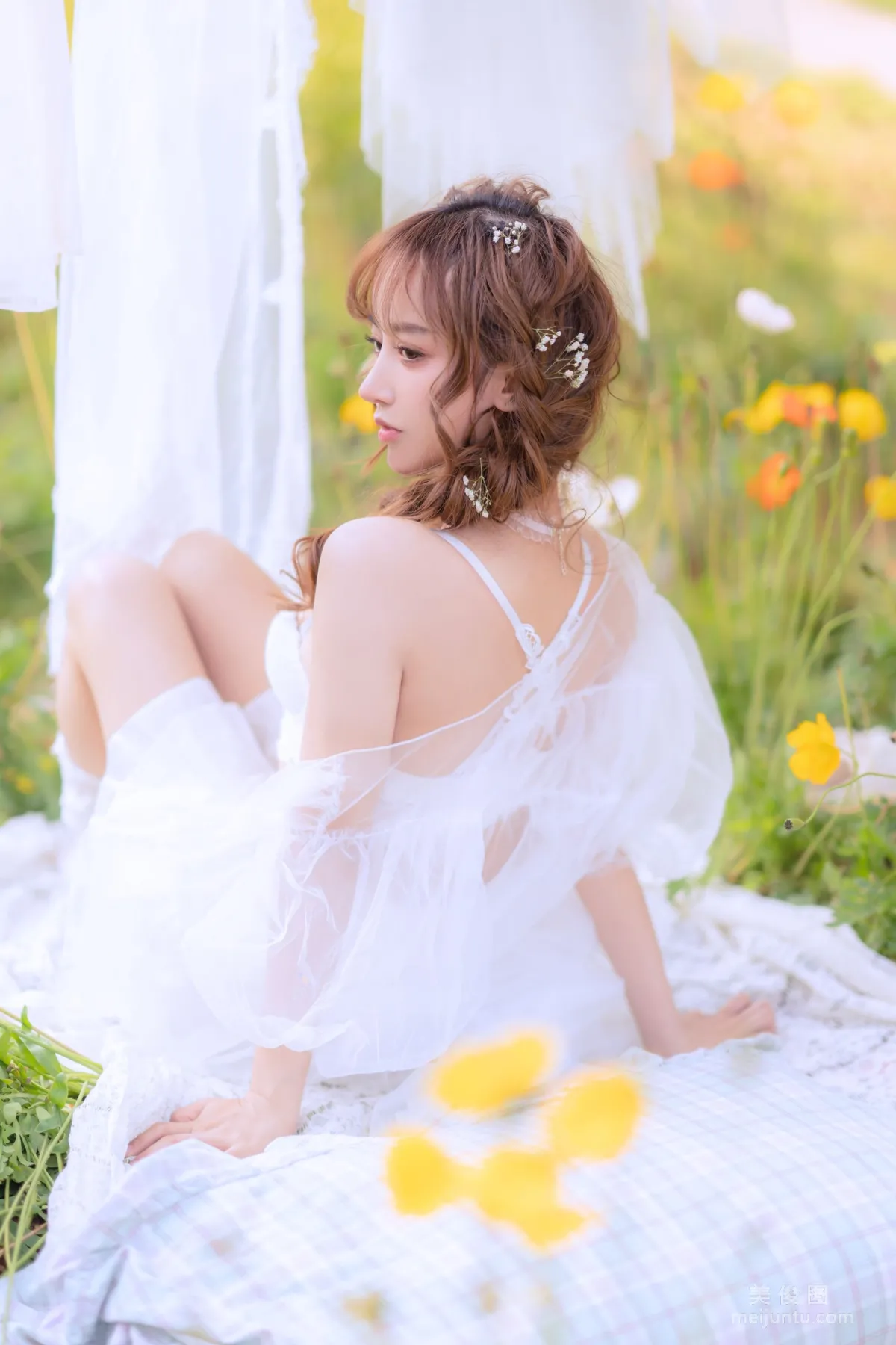 [網紅COSER寫真] 米線線sama - 夏日限定 曬衣服 3