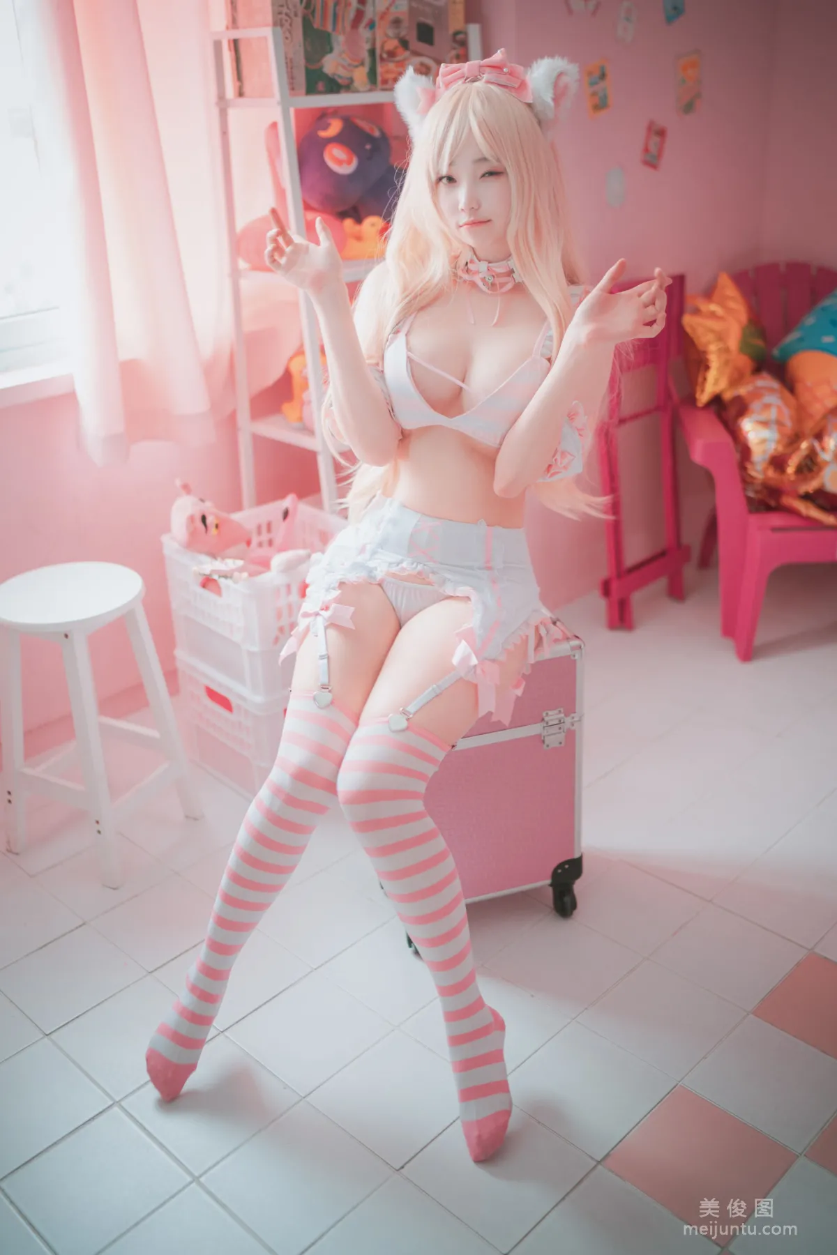 [DJAWA] BamBi - ángel de Rosa 寫真套圖 42