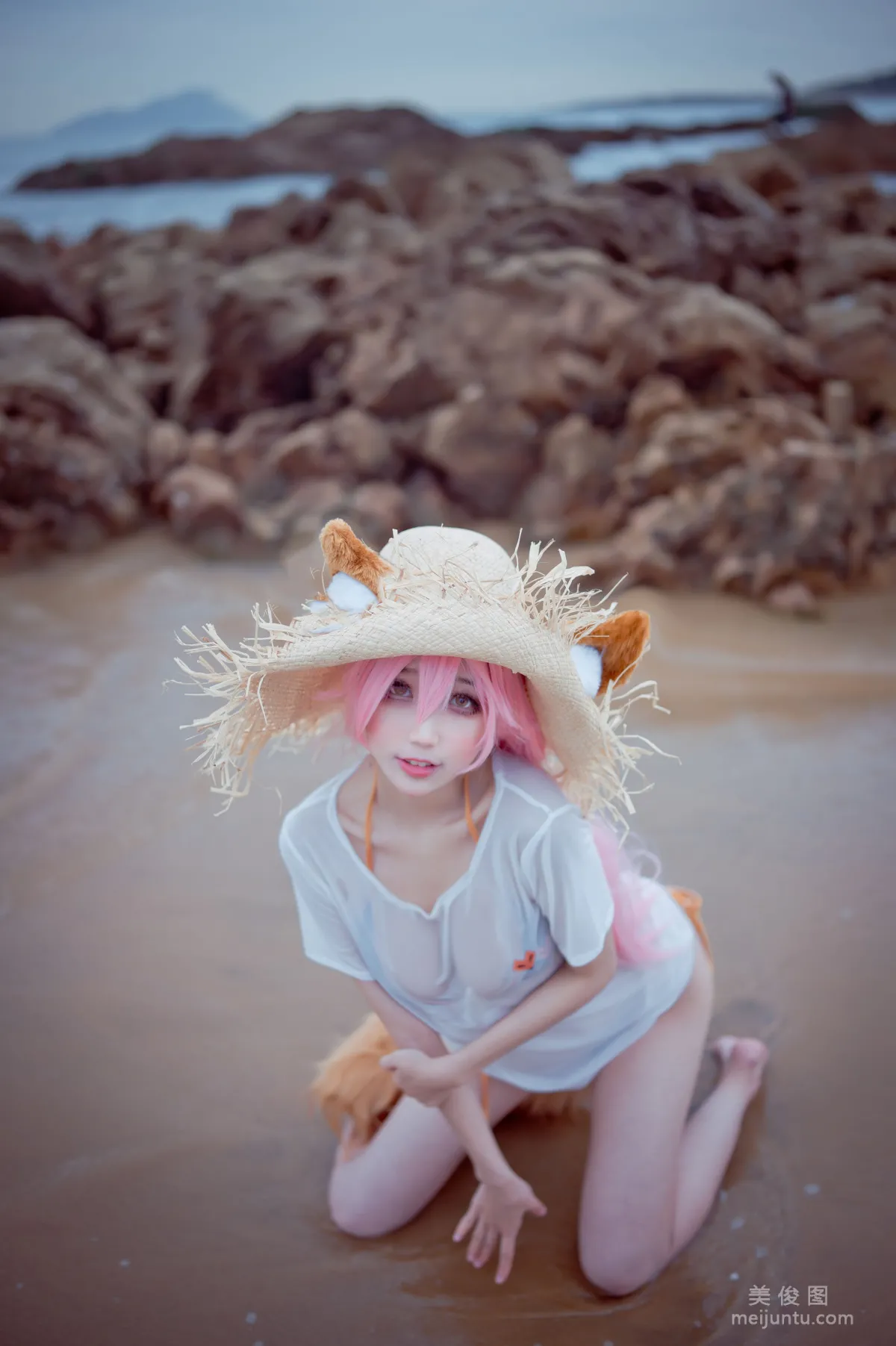 [网红COSER写真] 周叽是可爱兔兔 - 小玉泳装5