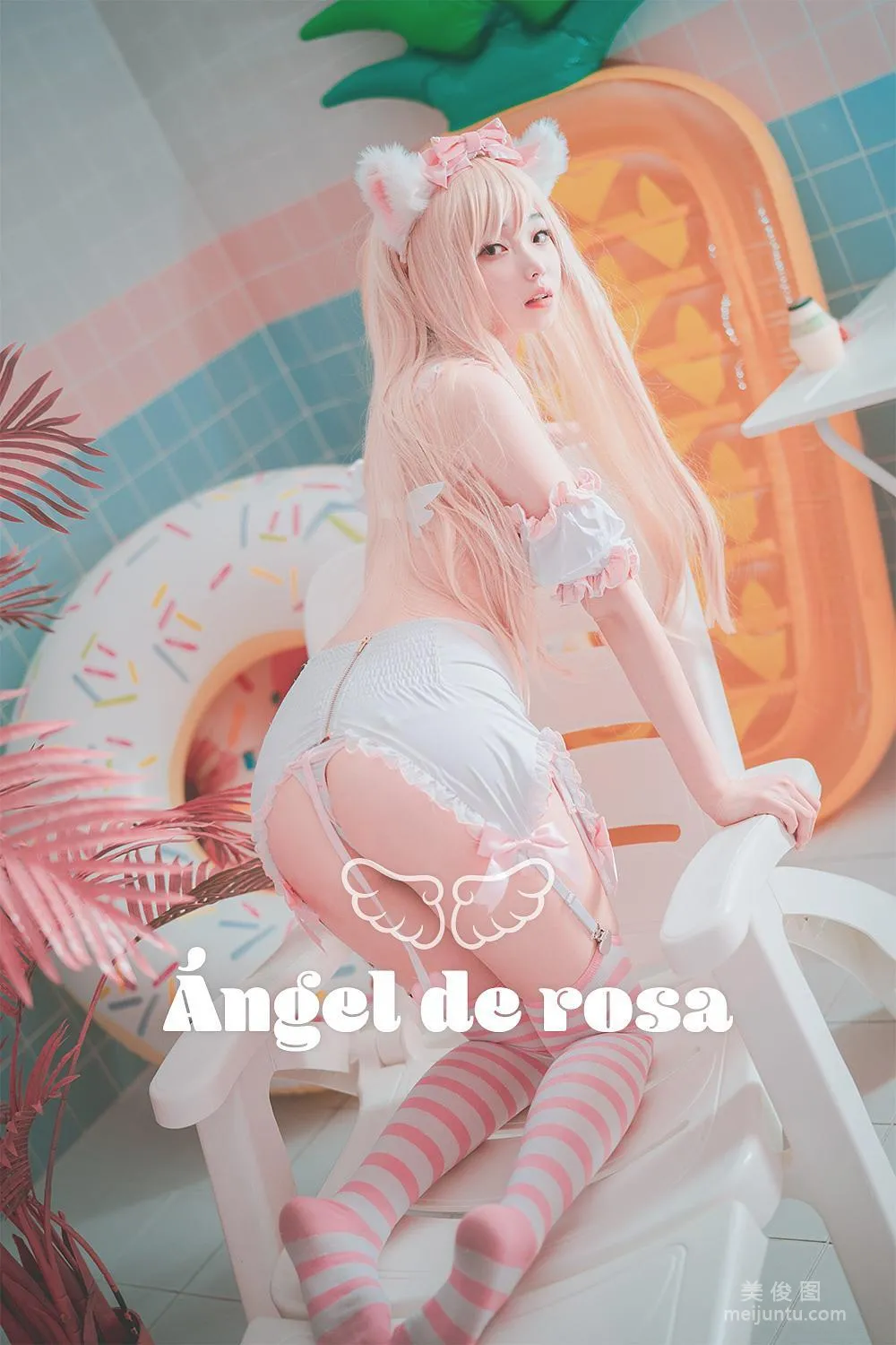 [DJAWA] BamBi - ángel de Rosa 寫真套圖 1