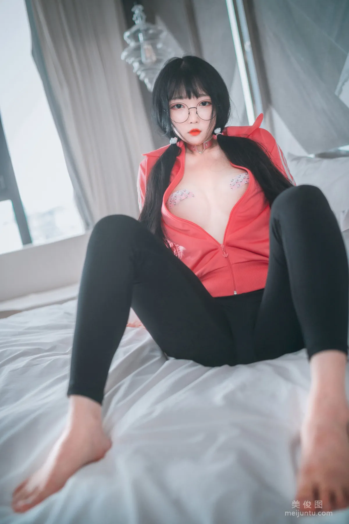 [DJAWA] Aram - Hot Pink Jersey! 寫真套圖 13