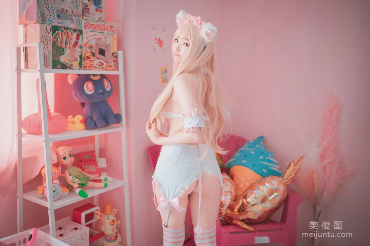 [DJAWA] BamBi - ángel de Rosa 寫真套圖 35