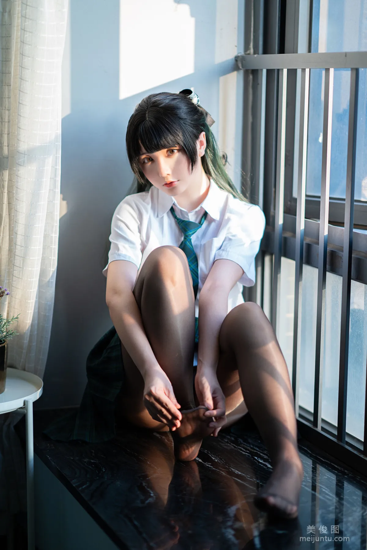[COS写真] 星之迟迟 - JK-绿1